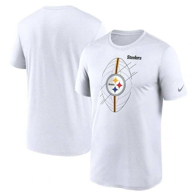 Men's Pittsburgh Steelers White Legend Icon Performance T-Shirt